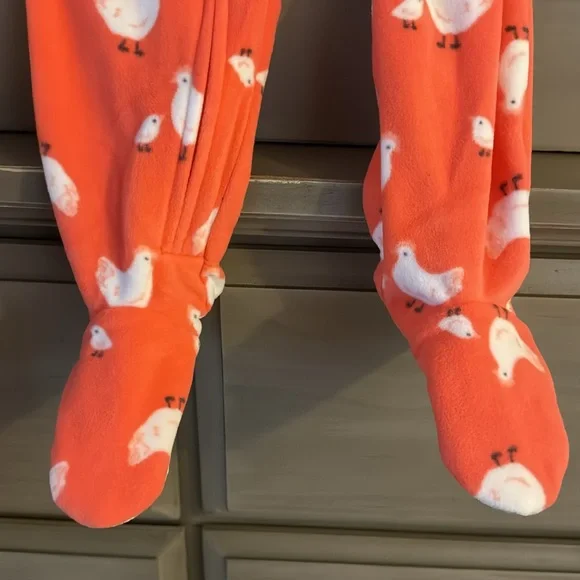 NWT Lot of 3 Carters Zip Up Fleecy Pajamas One Pieces 18 months - Picture 9 of 9